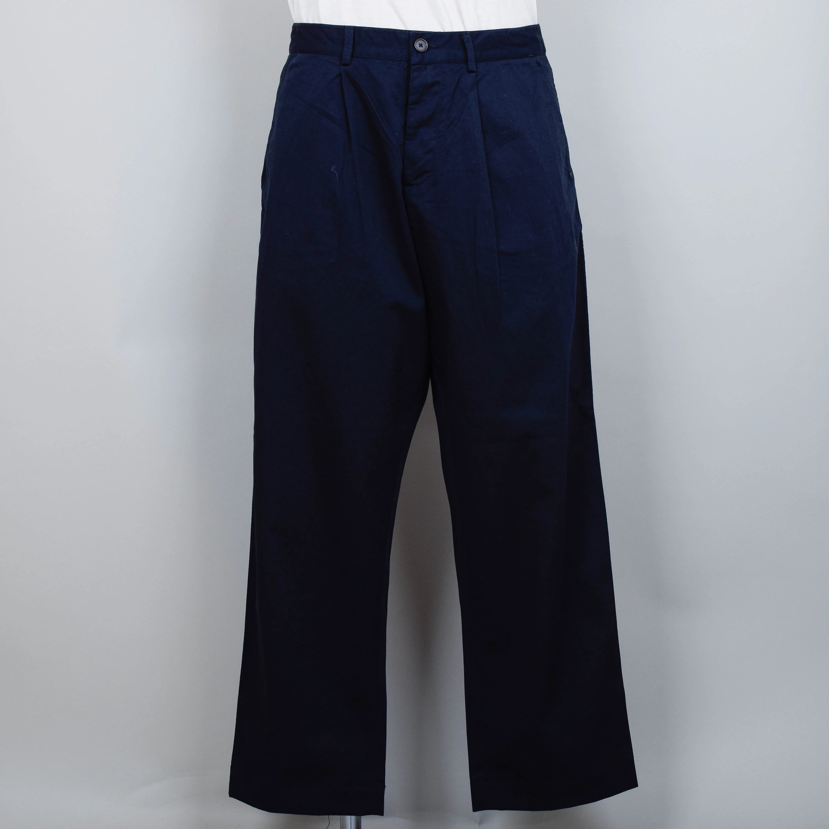 Universal Works Duke Pant Twill - Navy