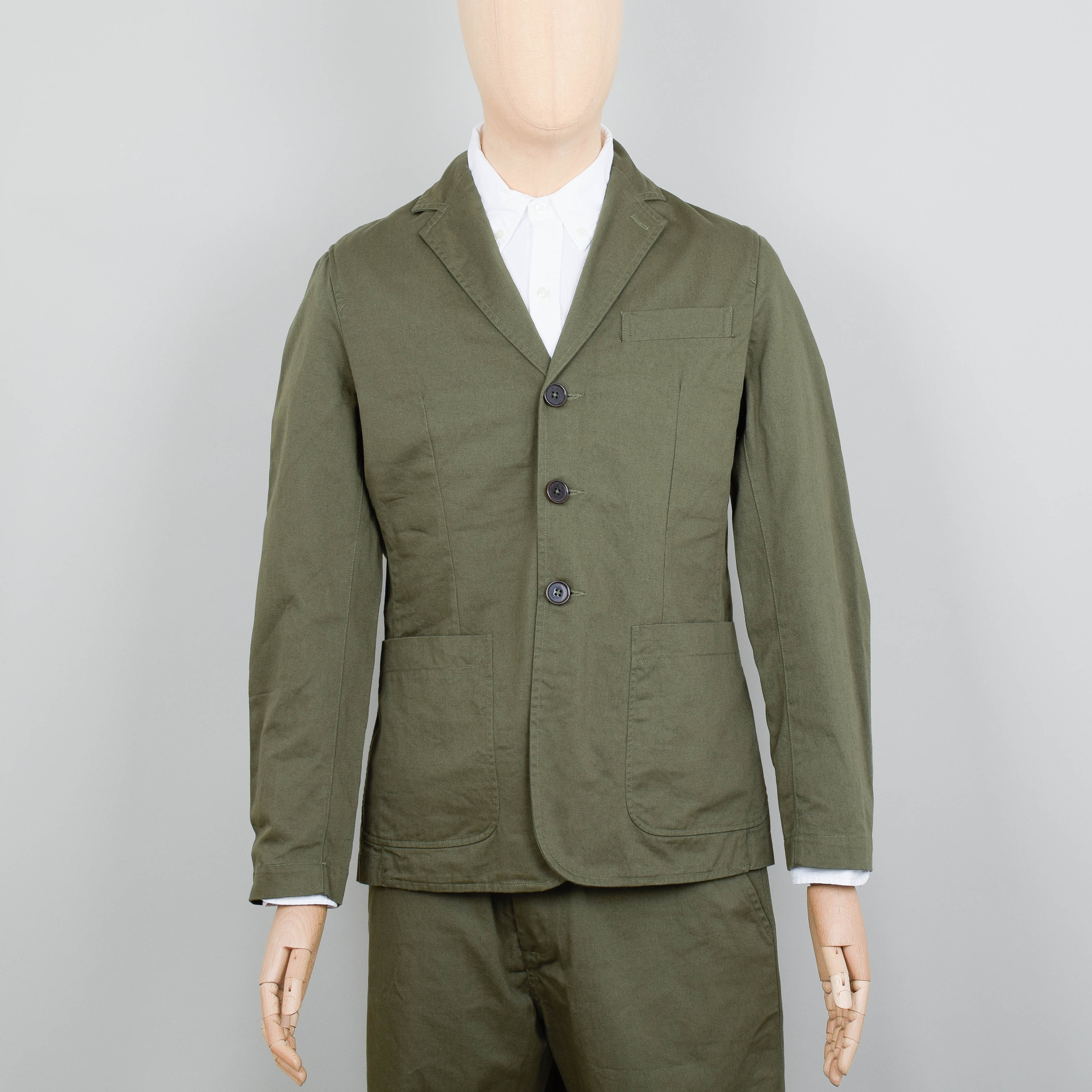 Universal Works Twill London Jacket - Olive