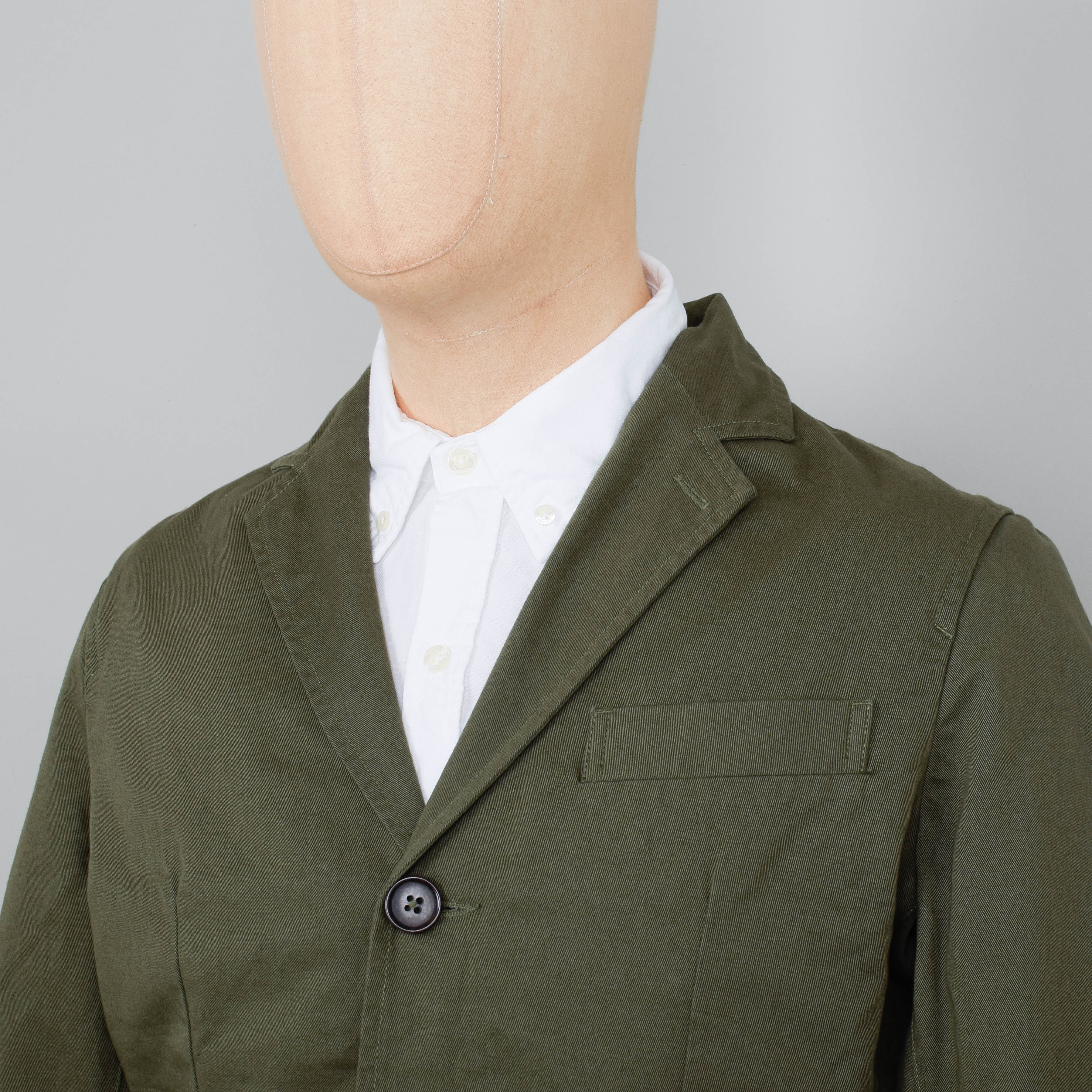 Universal Works Twill London Jacket - Olive - Image 2