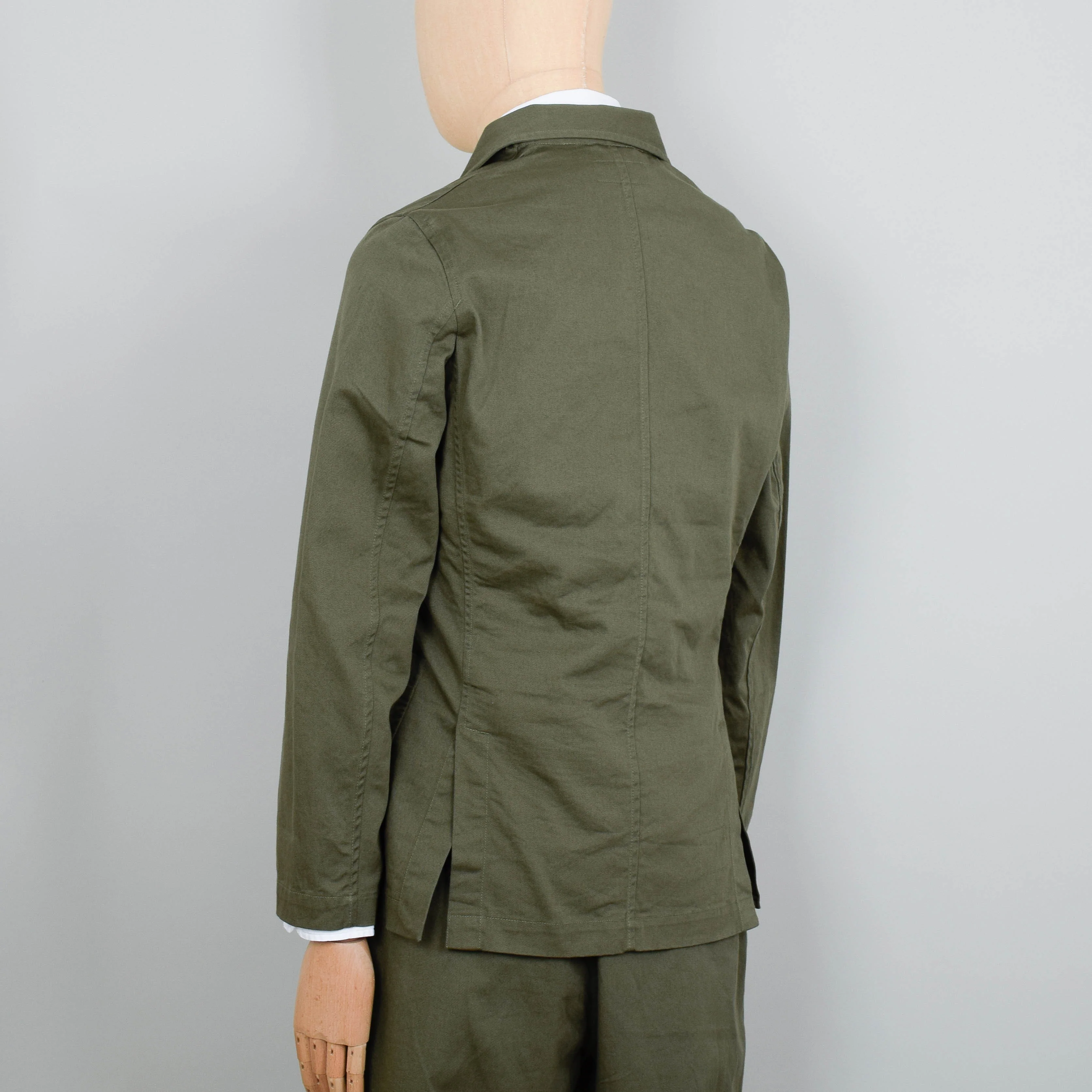 Universal Works Twill London Jacket - Olive - Image 3