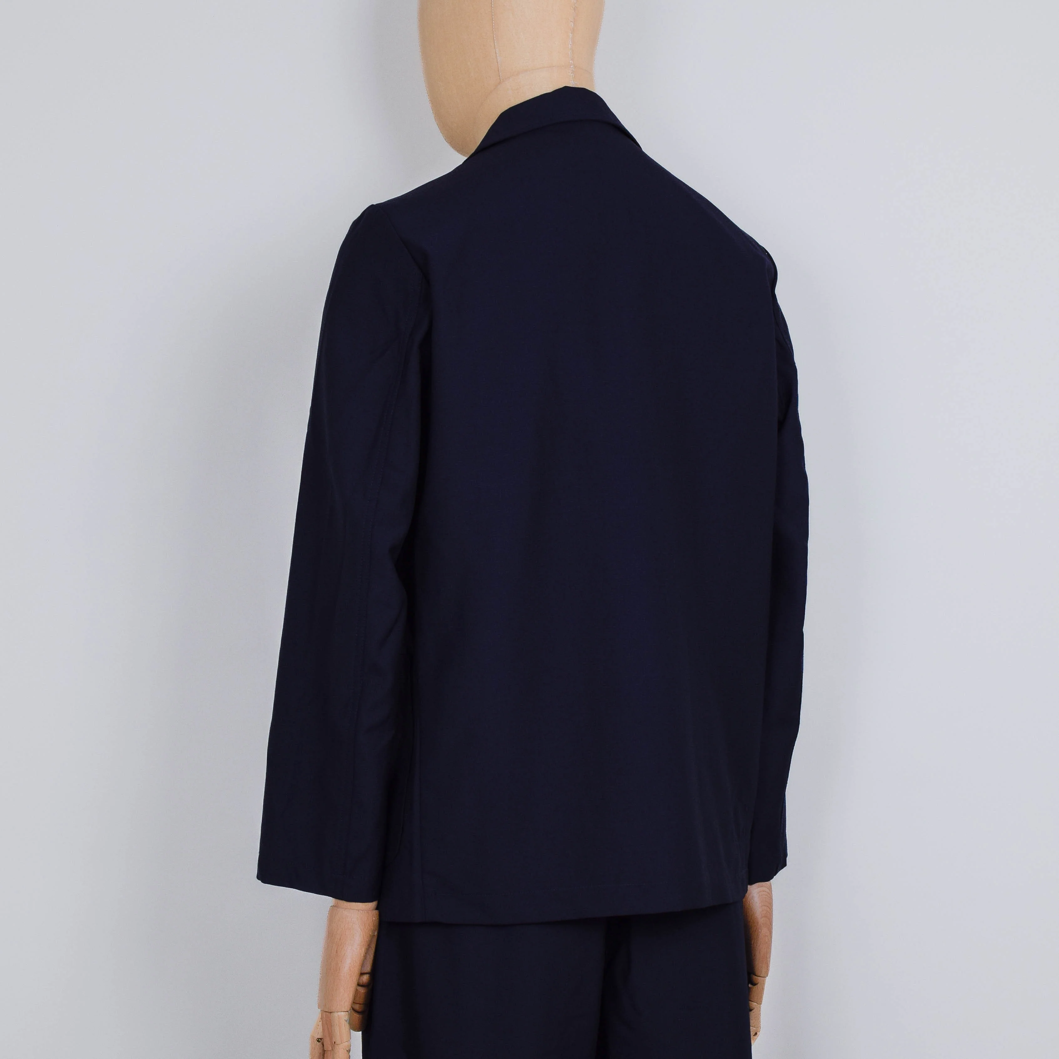 Universal Works Two Button Jacket Tropical Suiting - Navy - Image 3