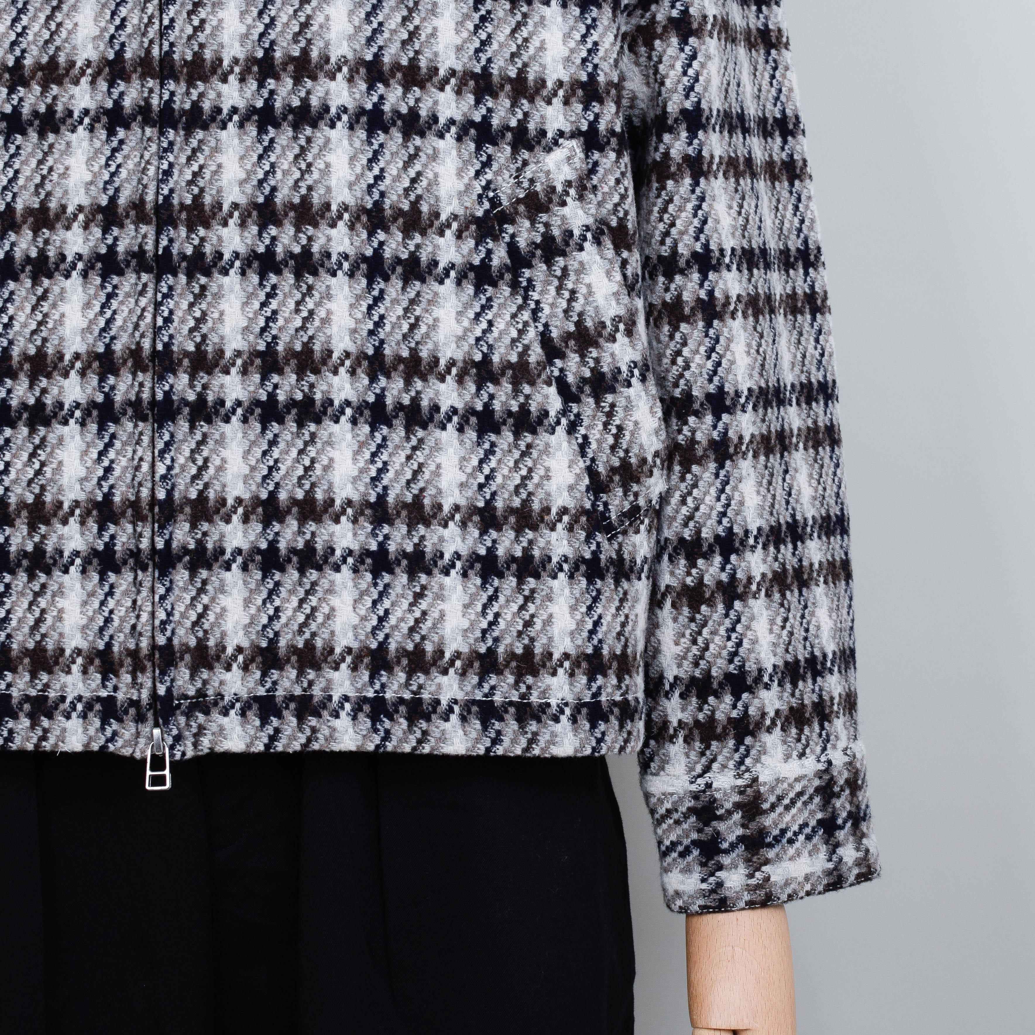 Universal Works Windcheater II - Grey Cortina Tweed - Image 3