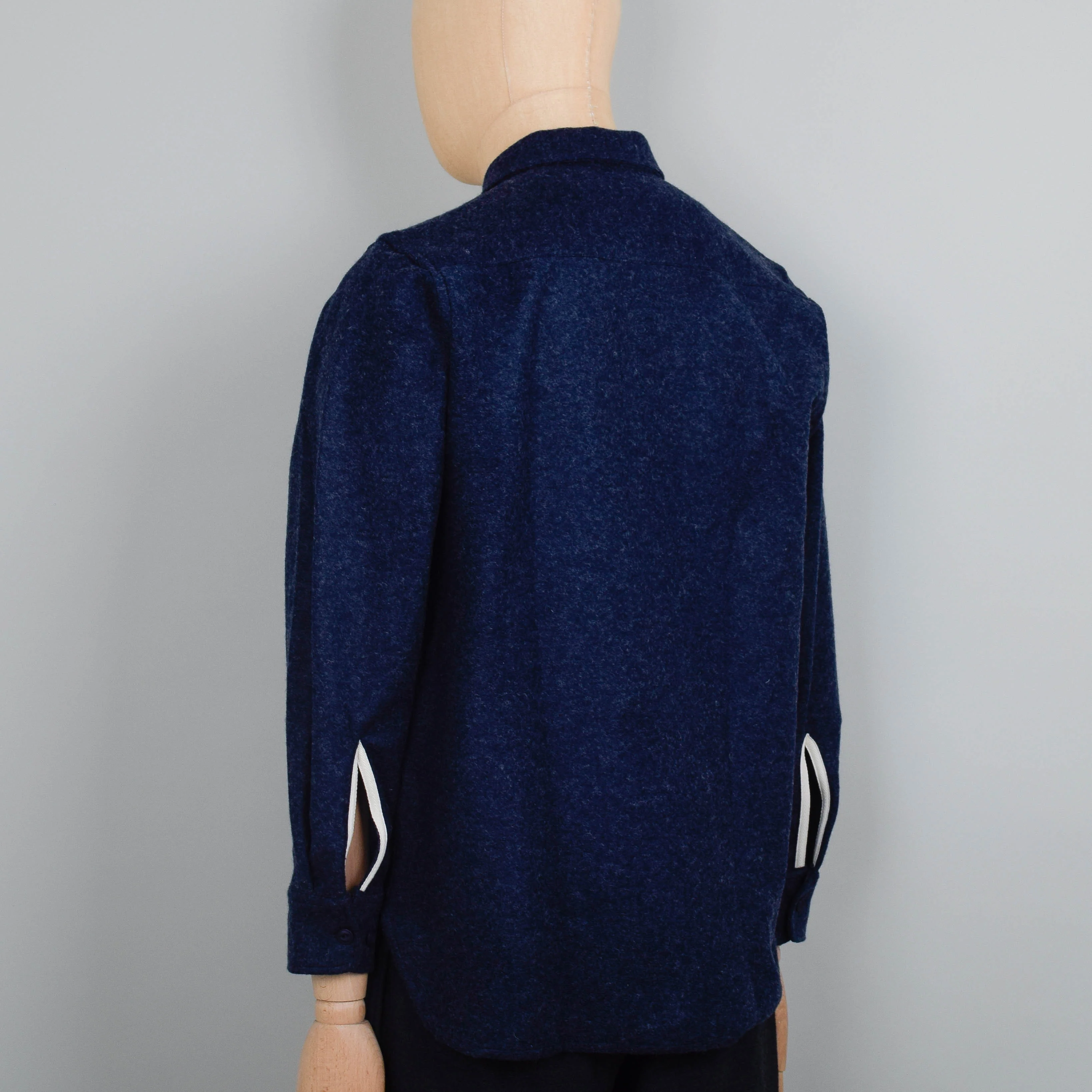 Universal Works Work Shirt - Navy - Image 3