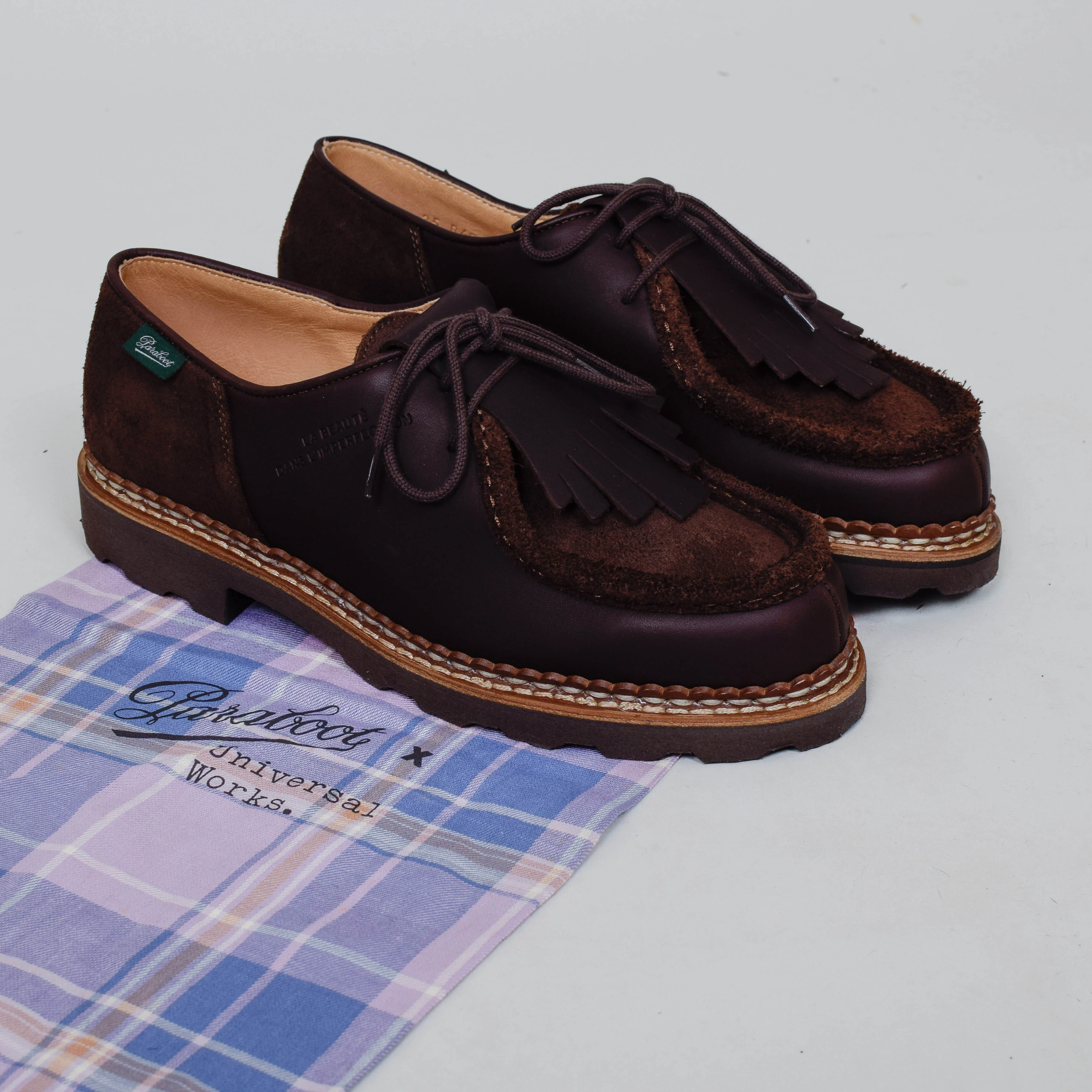 Universal Works x Paraboot Michael/Marche - Marron-Lis/Vel Cafe - Image 5