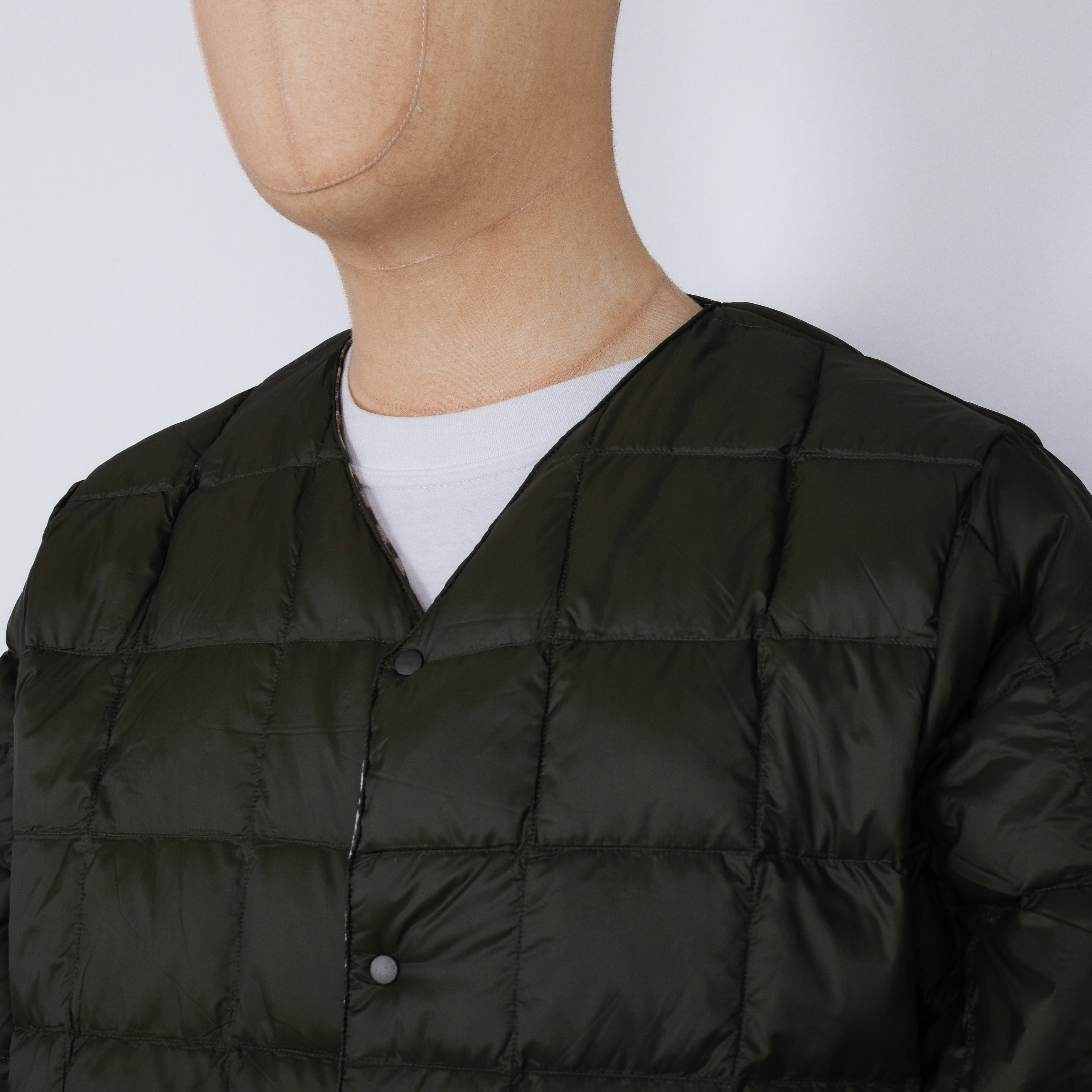 Universal Works x Taion Military Line Liner Jacket (Reversible) - Dark Olive - Image 3