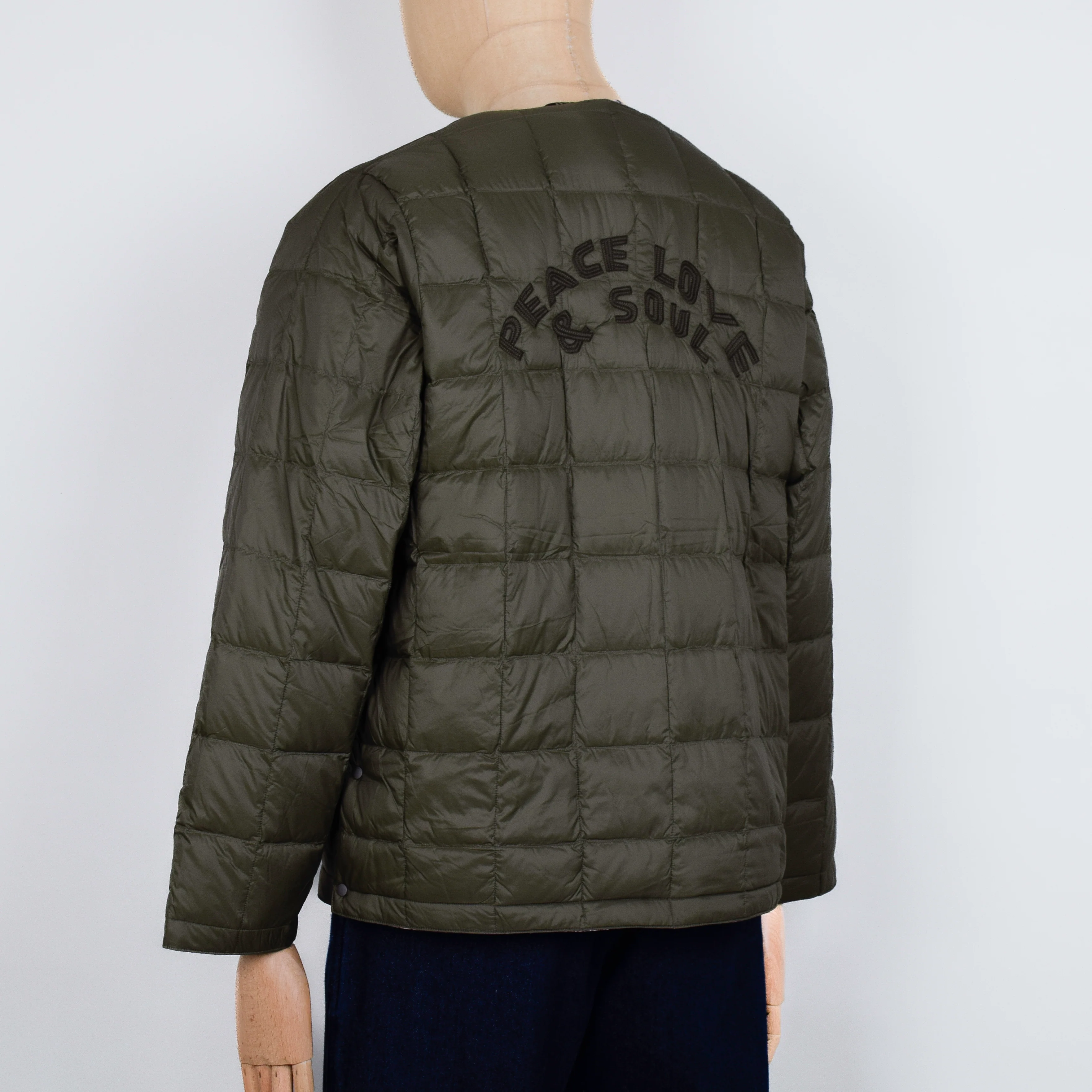 Universal Works x Taion Military Line Liner Jacket (Reversible) - Dark Olive - Image 5