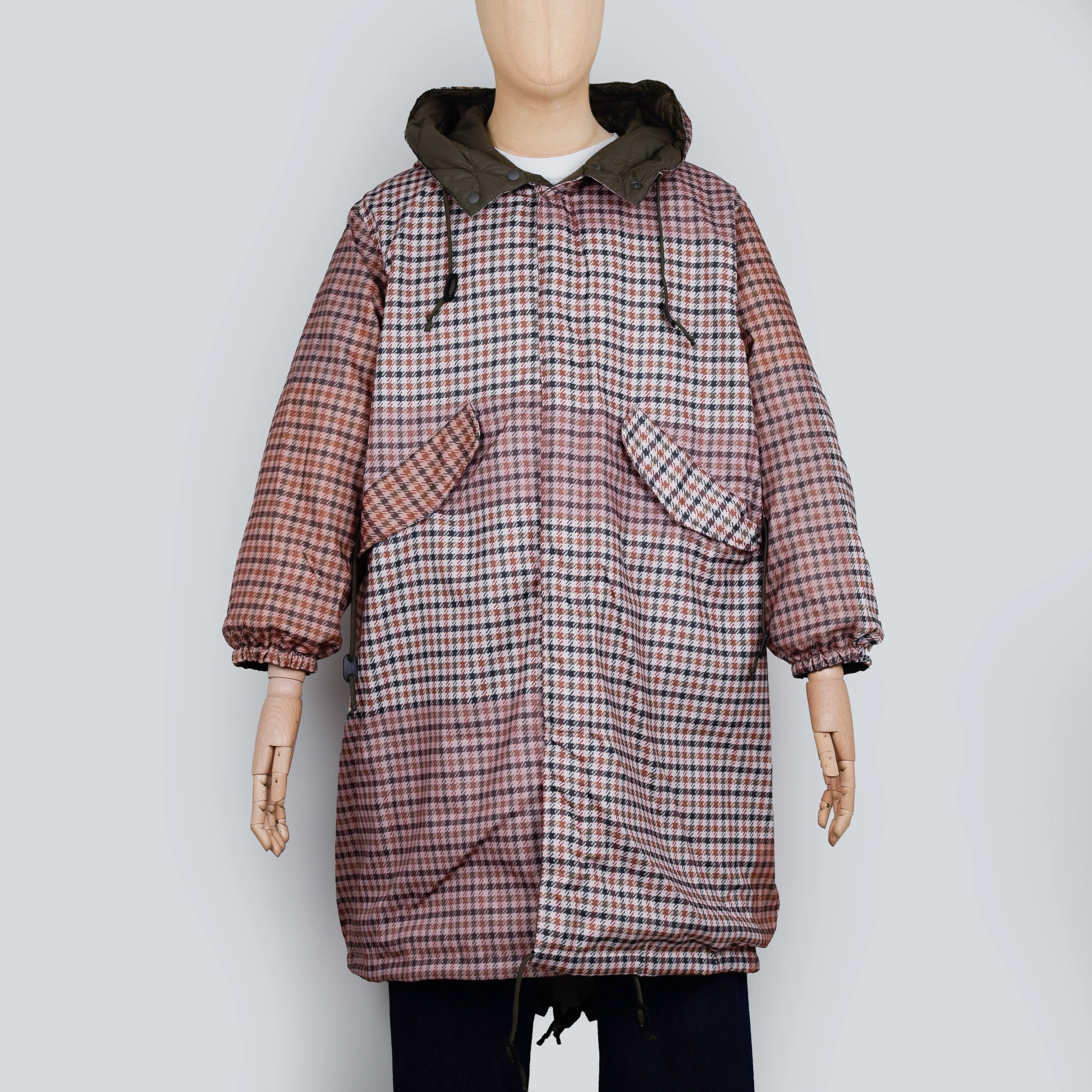 Universal Works x Taion Military Line Parka (Reversible) - Dark Olive - Image 2