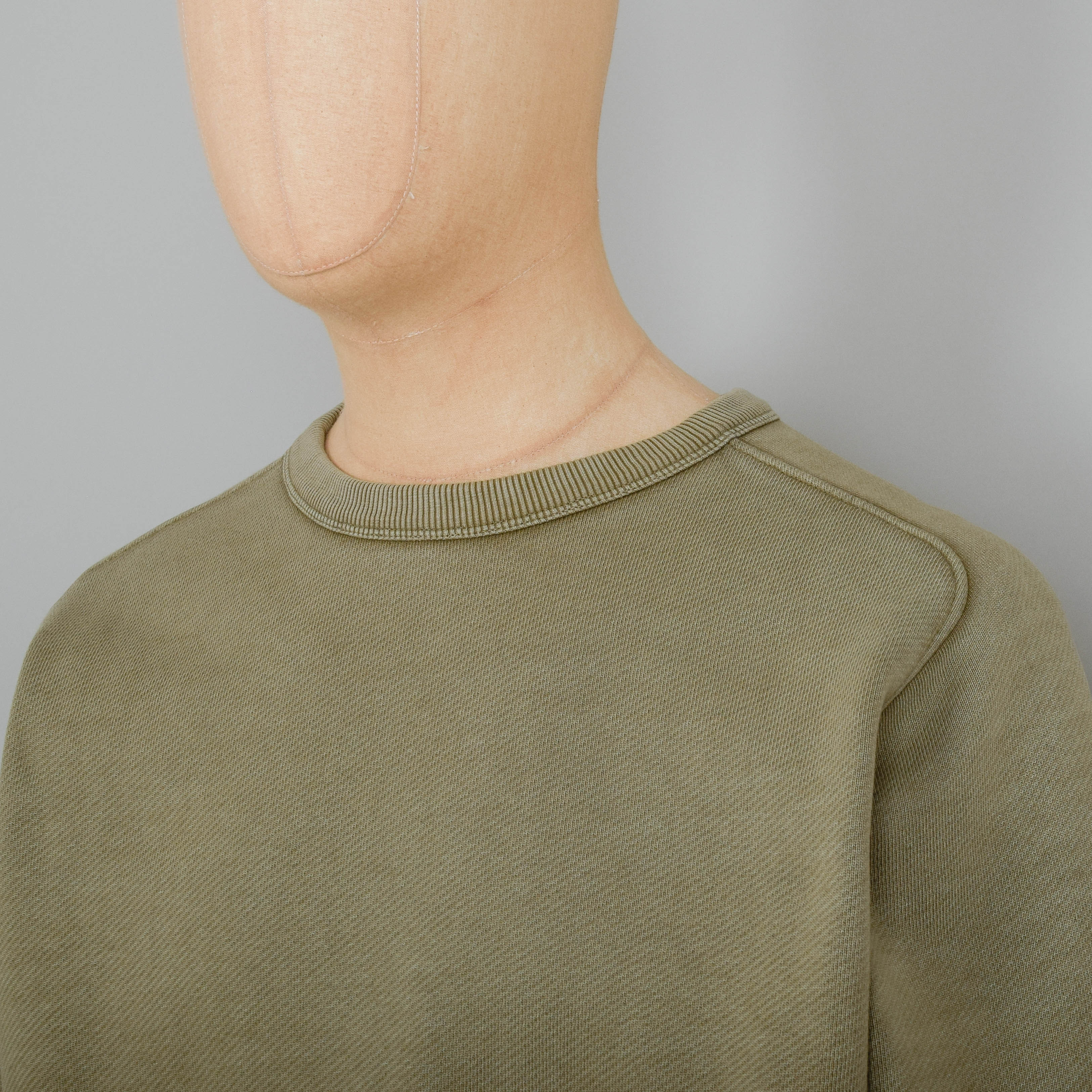 YMC Almost Grown Sweatshirt - Olive Green - Image 2