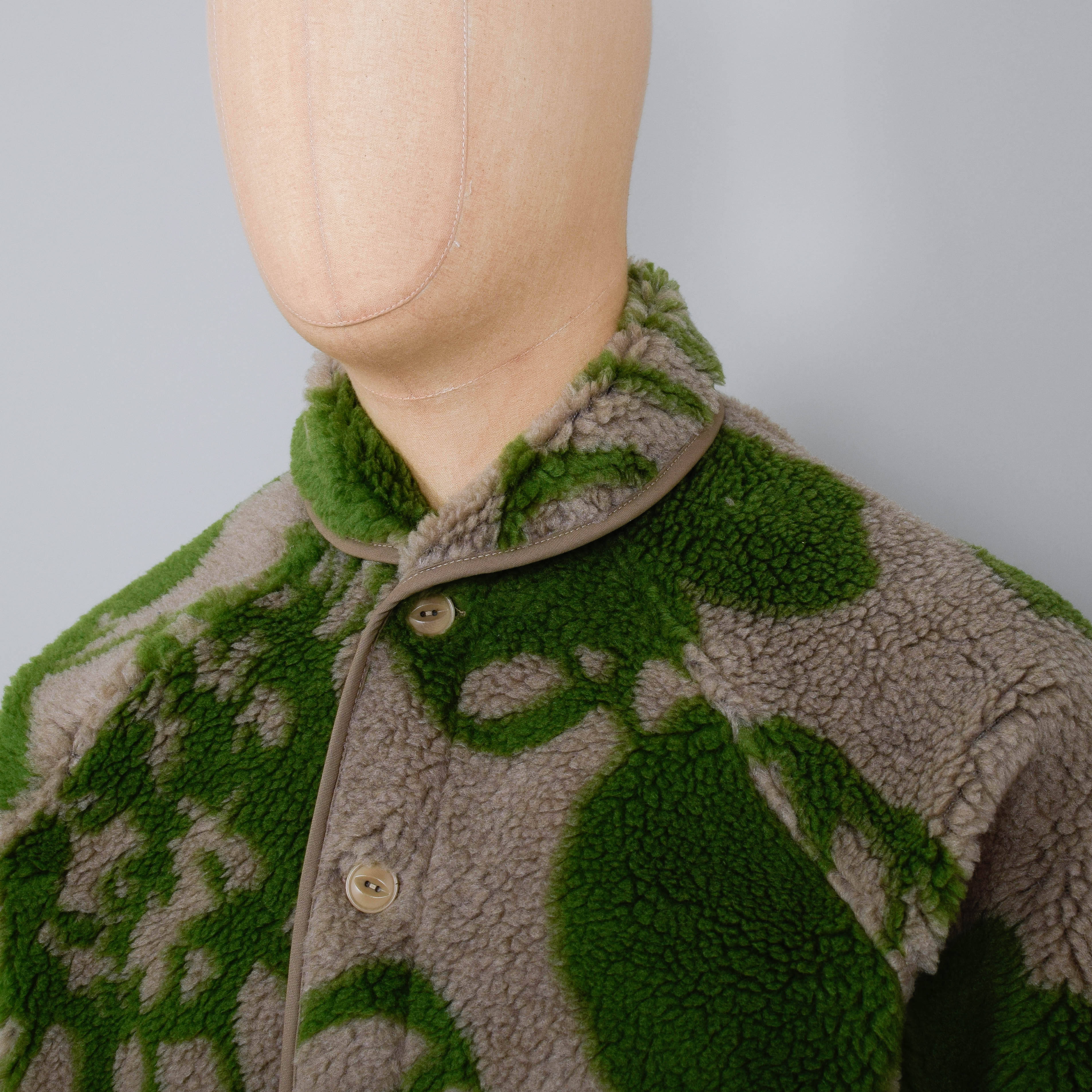 YMC Beach Jacket - Sand/Green - Image 2