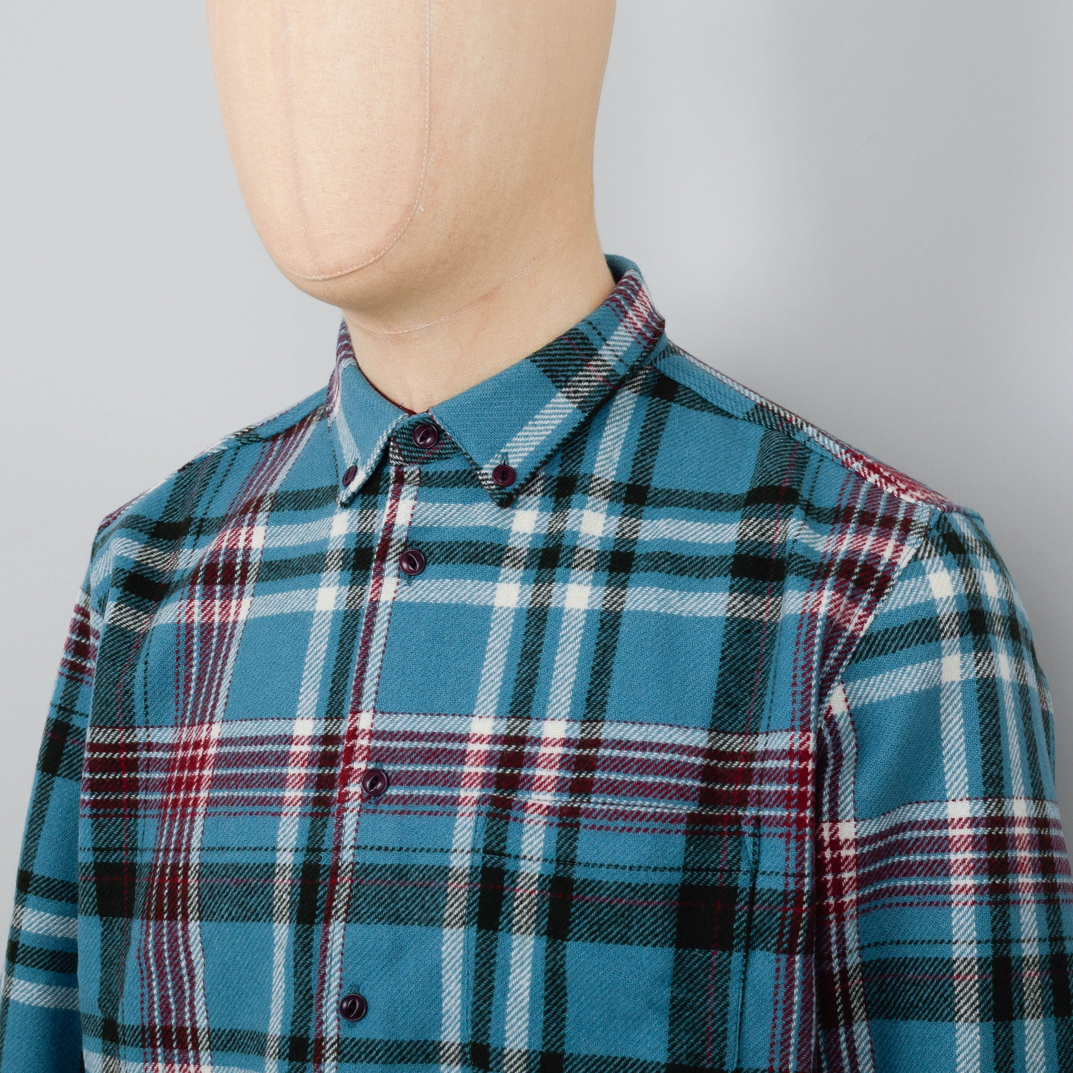 YMC Dean Shirt - Blue Multi - Image 2