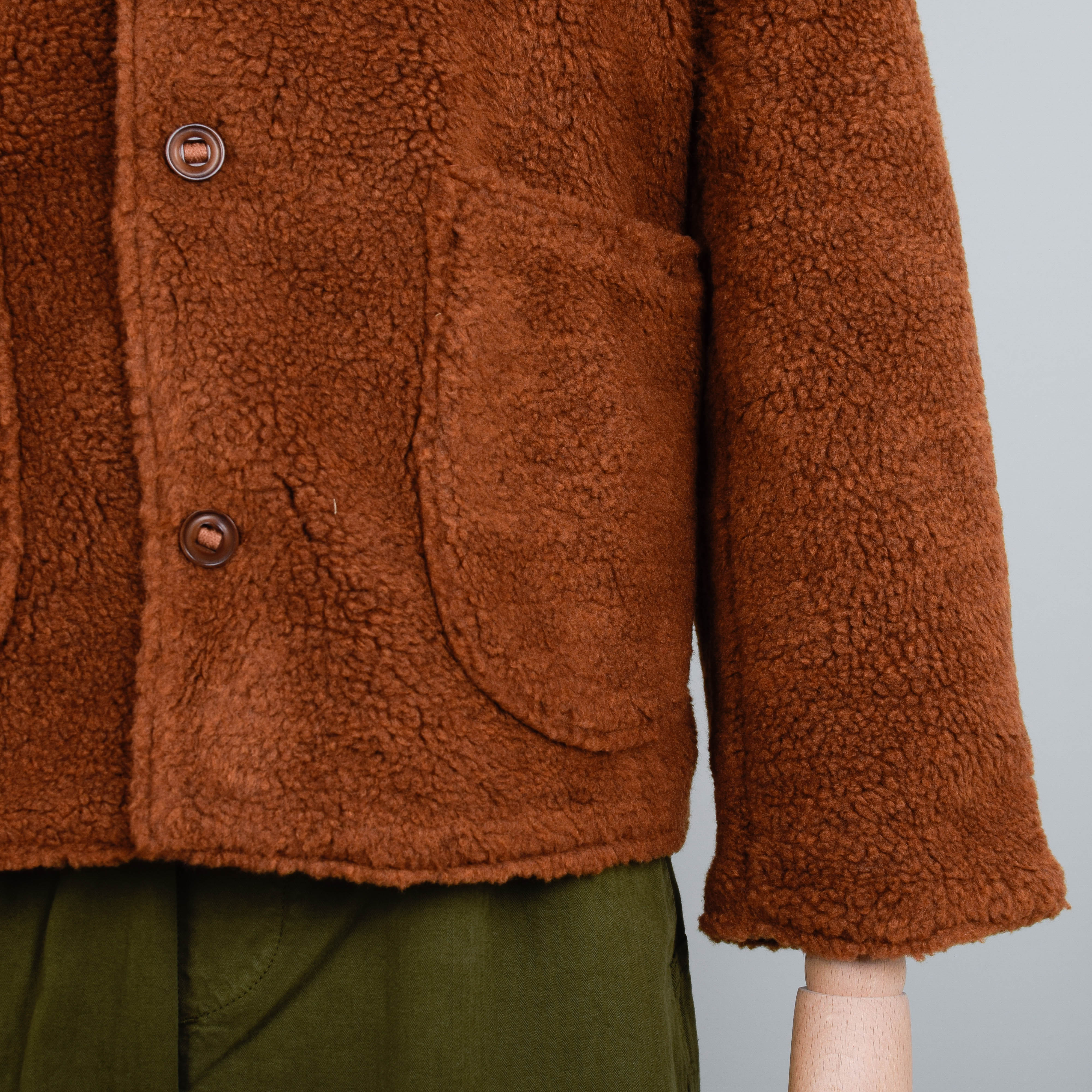 YMC Labour Chore Jacket - Rust - Image 3