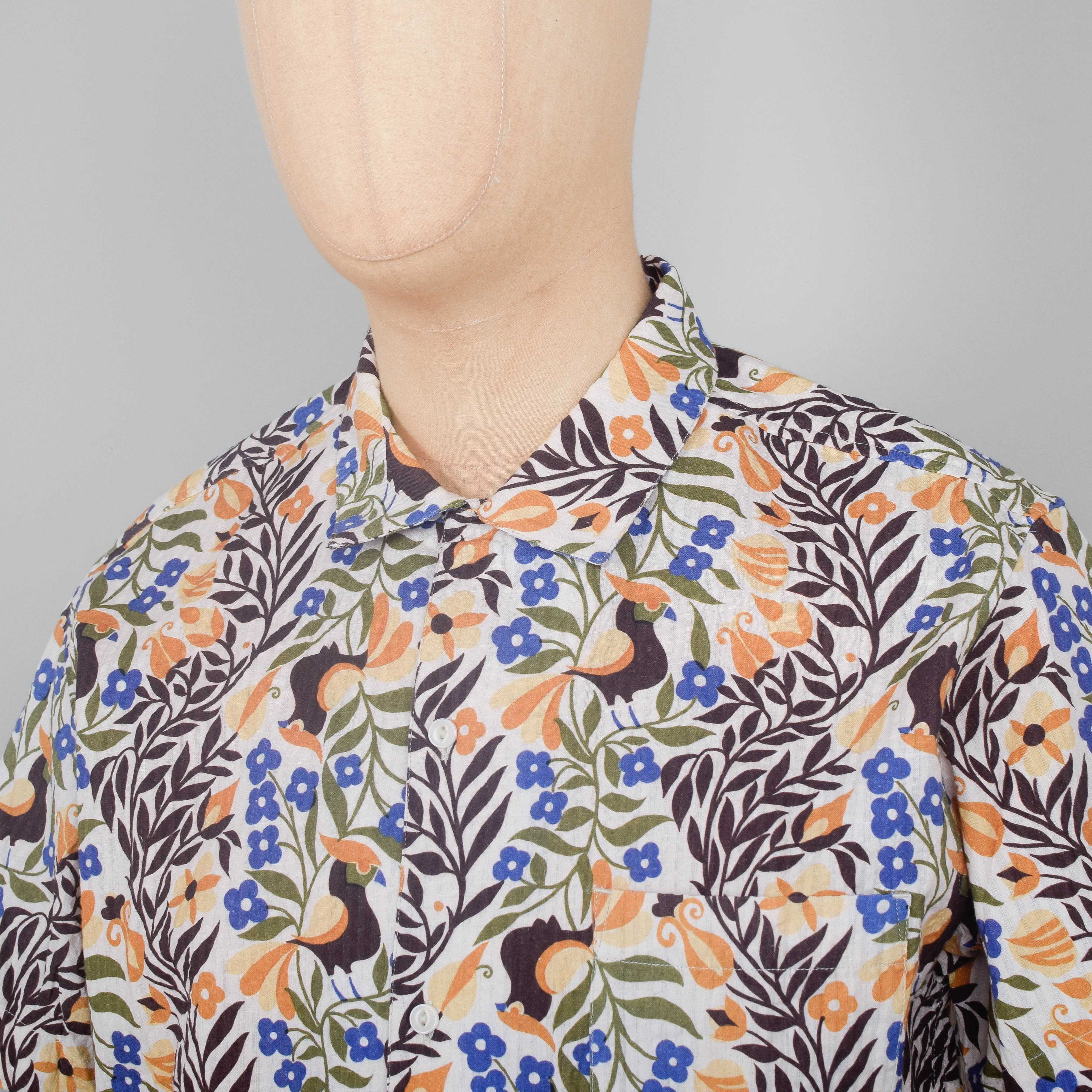YMC Malick Shirt - Bird Multi - Image 2