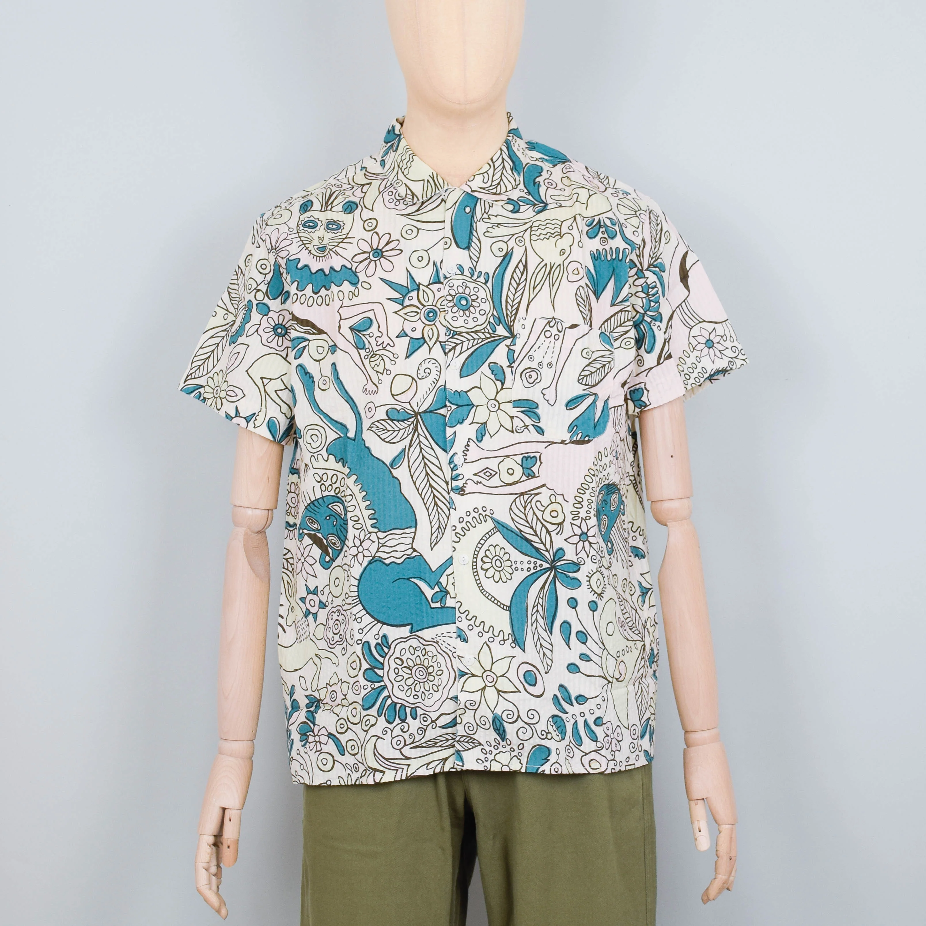 YMC Malick Shirt - Multi Coloured