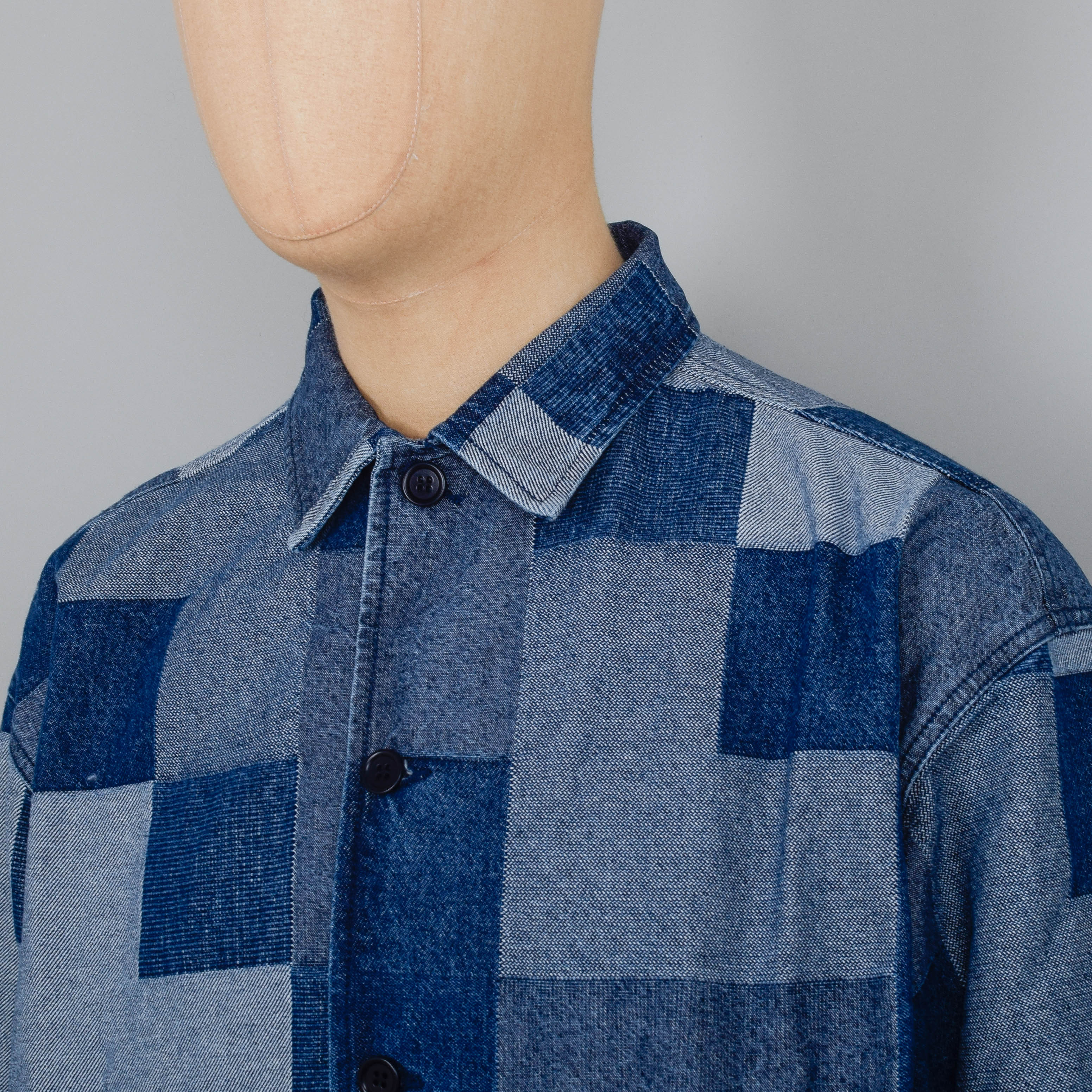 YMC PJ Overshirt - Indigo - Image 2