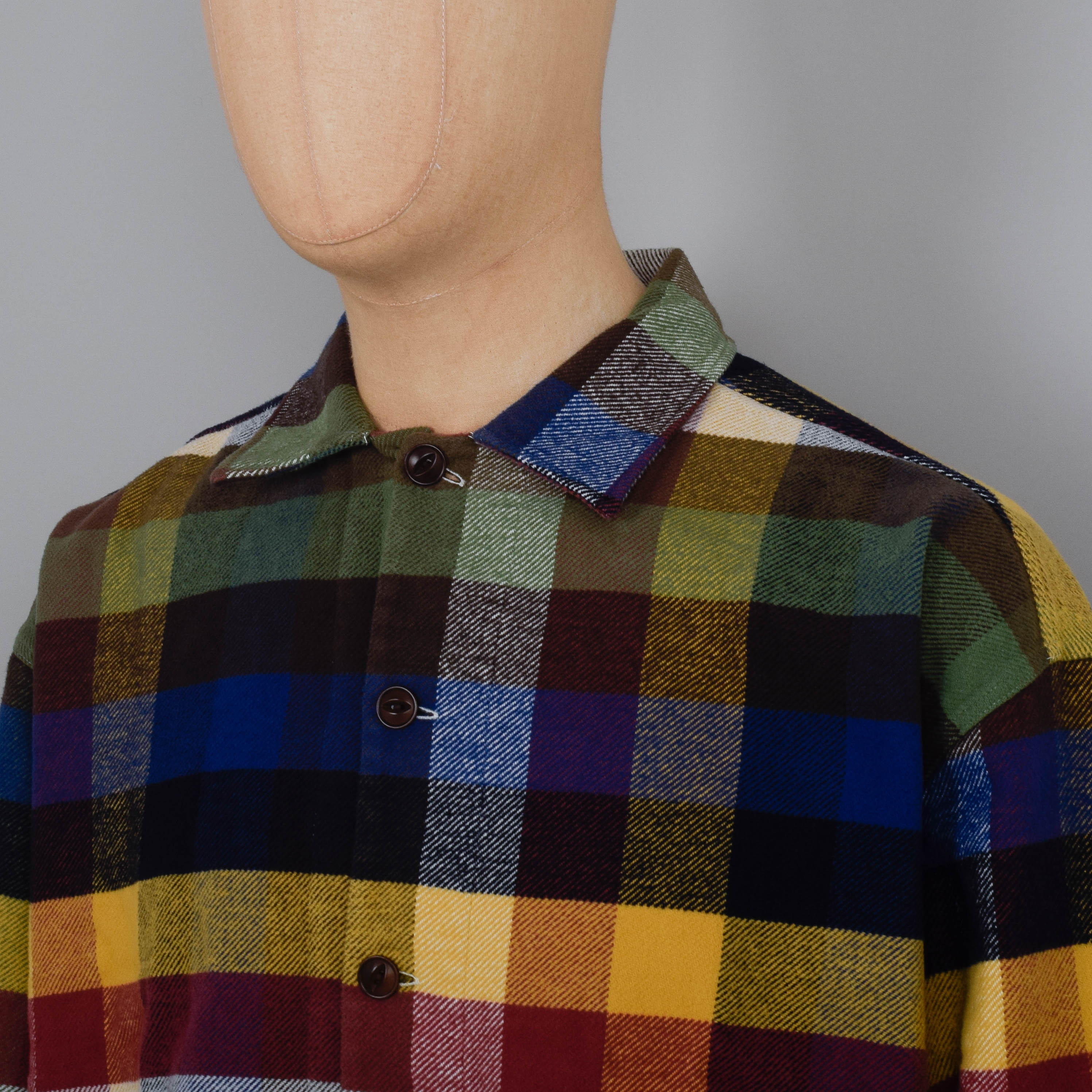 YMC PJ Overshirt - Multi - Image 2