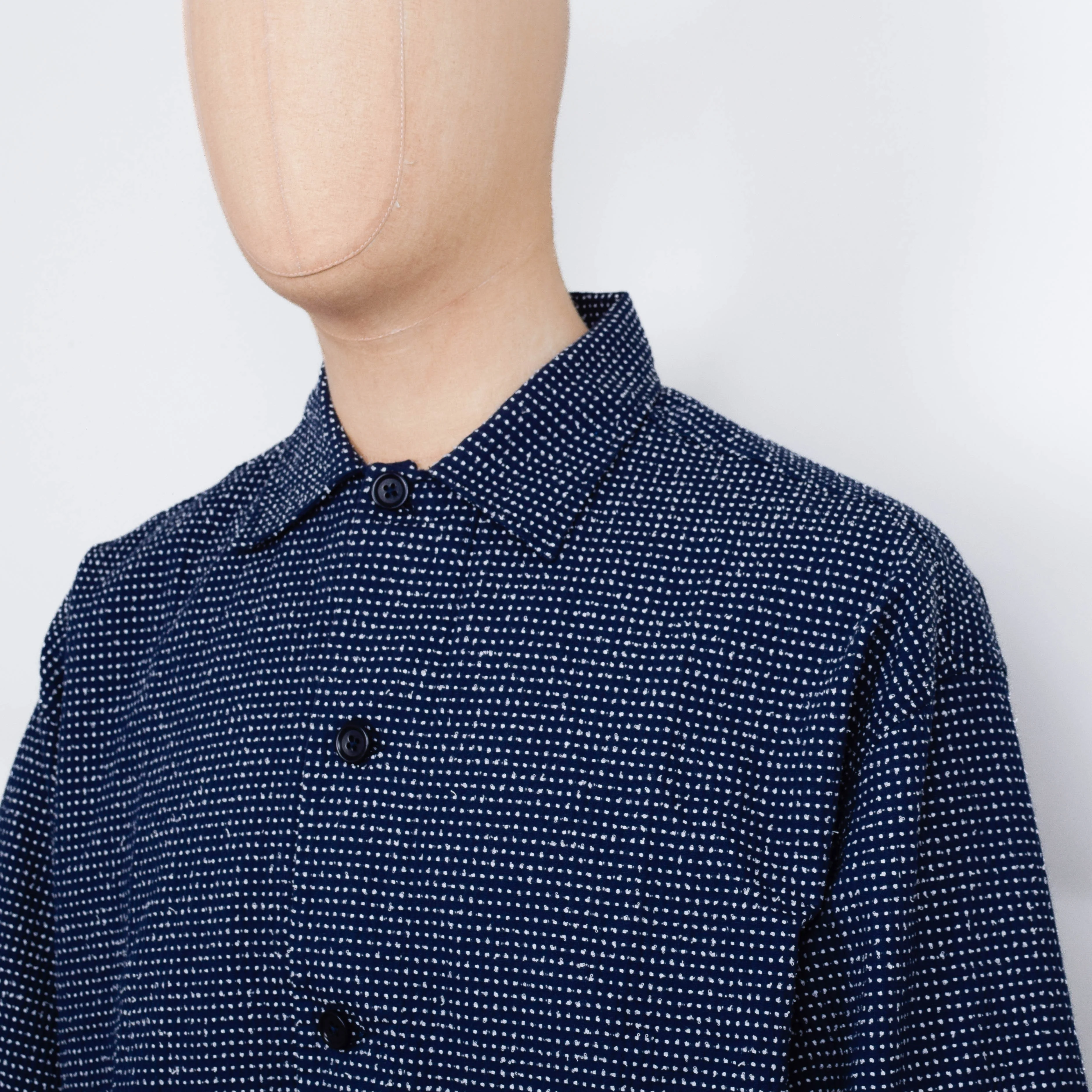 YMC PJ Shirt - Blue / White - Image 2