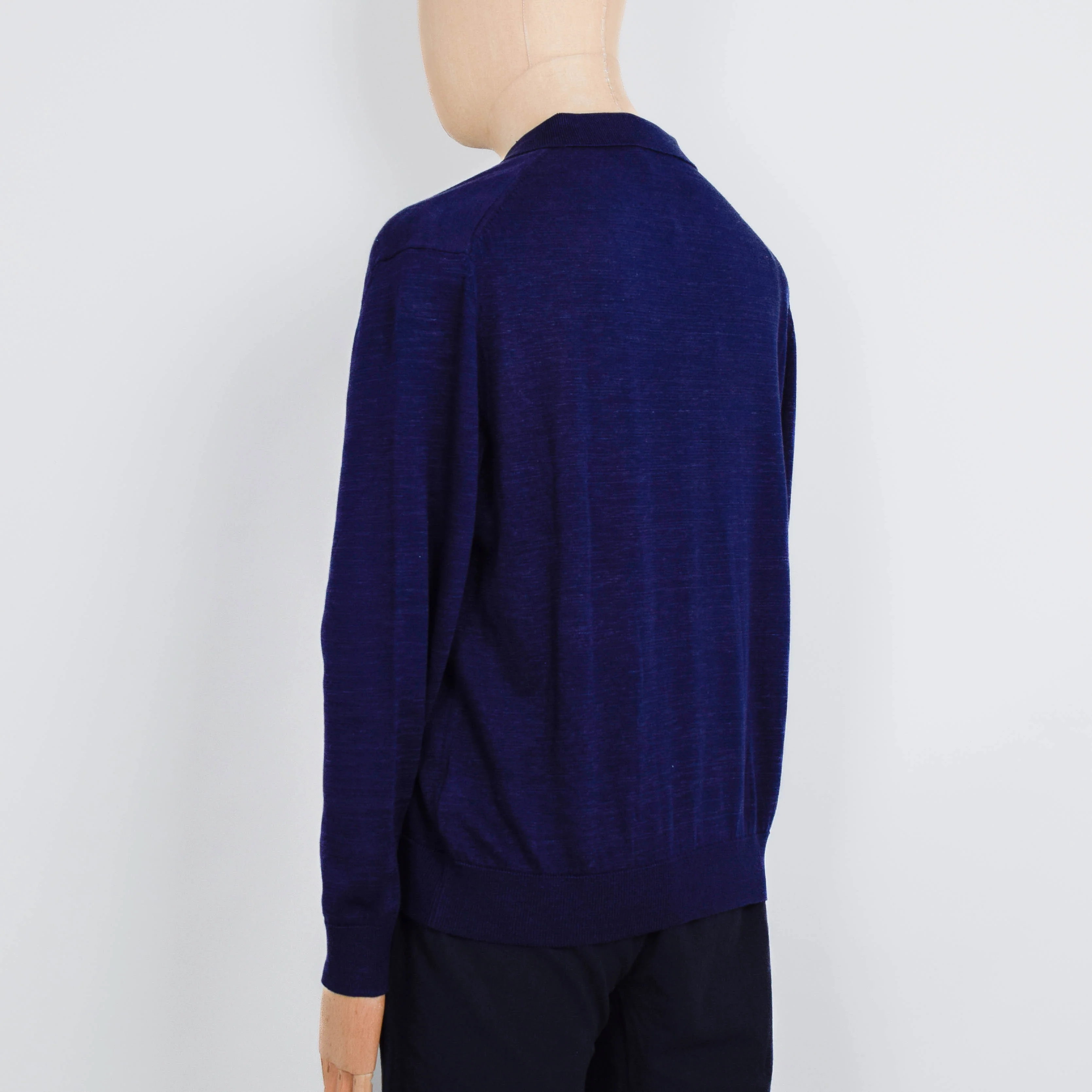YMC Rat Pack Cardigan - Navy - Image 3