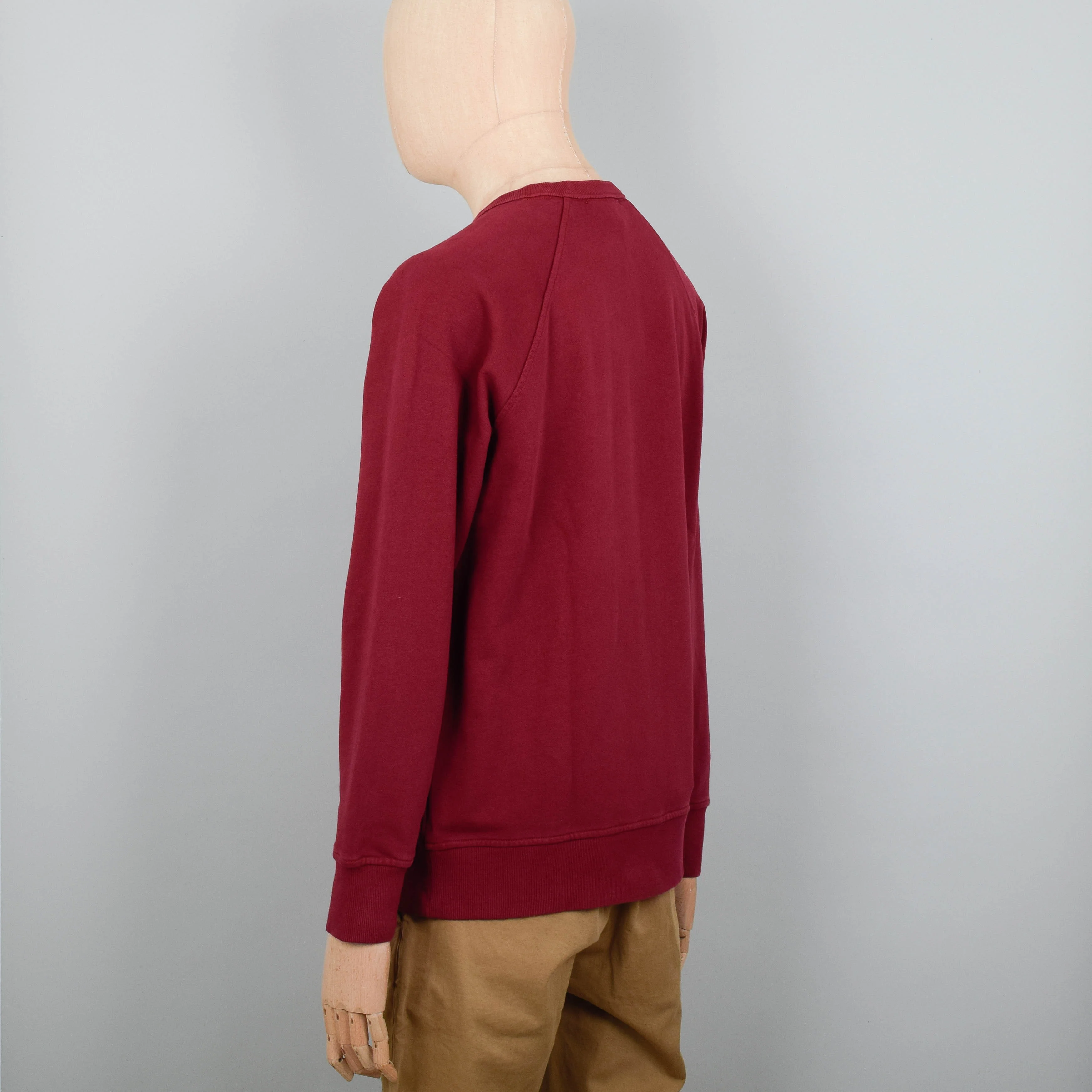 YMC Schrank Raglan Sweatshirt - Burgundy - Image 3