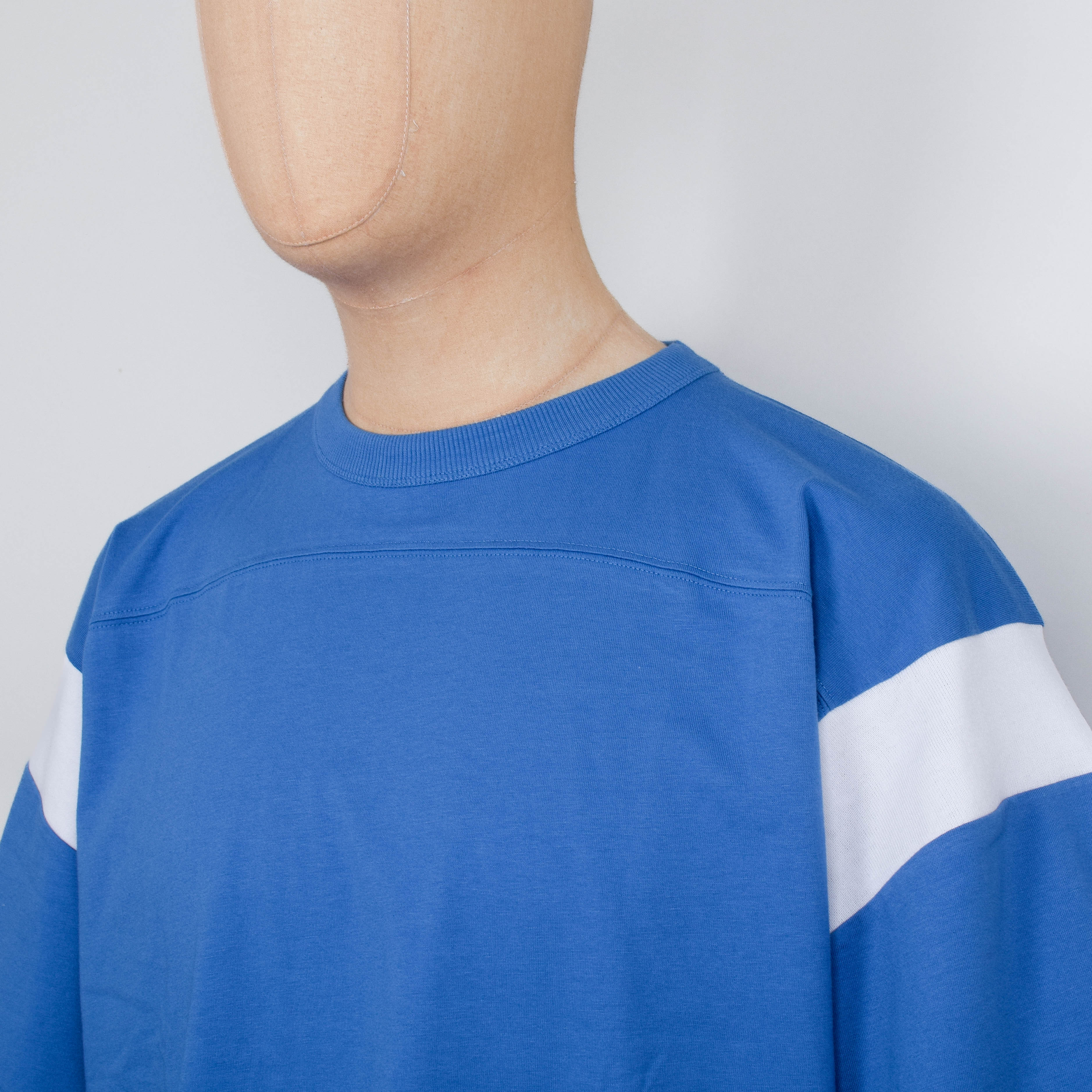 YMC Skate T-Shirt - Blue / White - Image 2