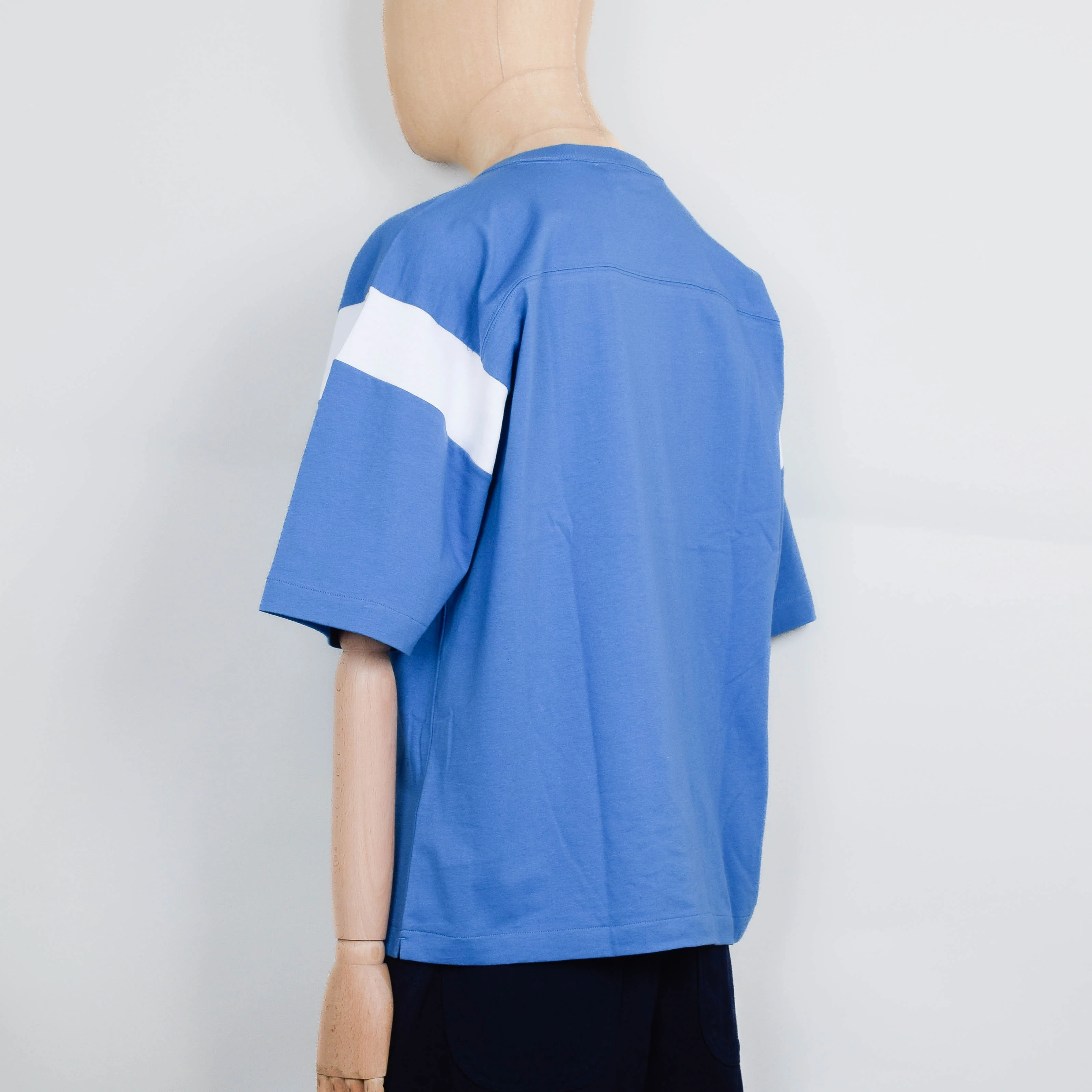 YMC Skate T-Shirt - Blue / White - Image 3