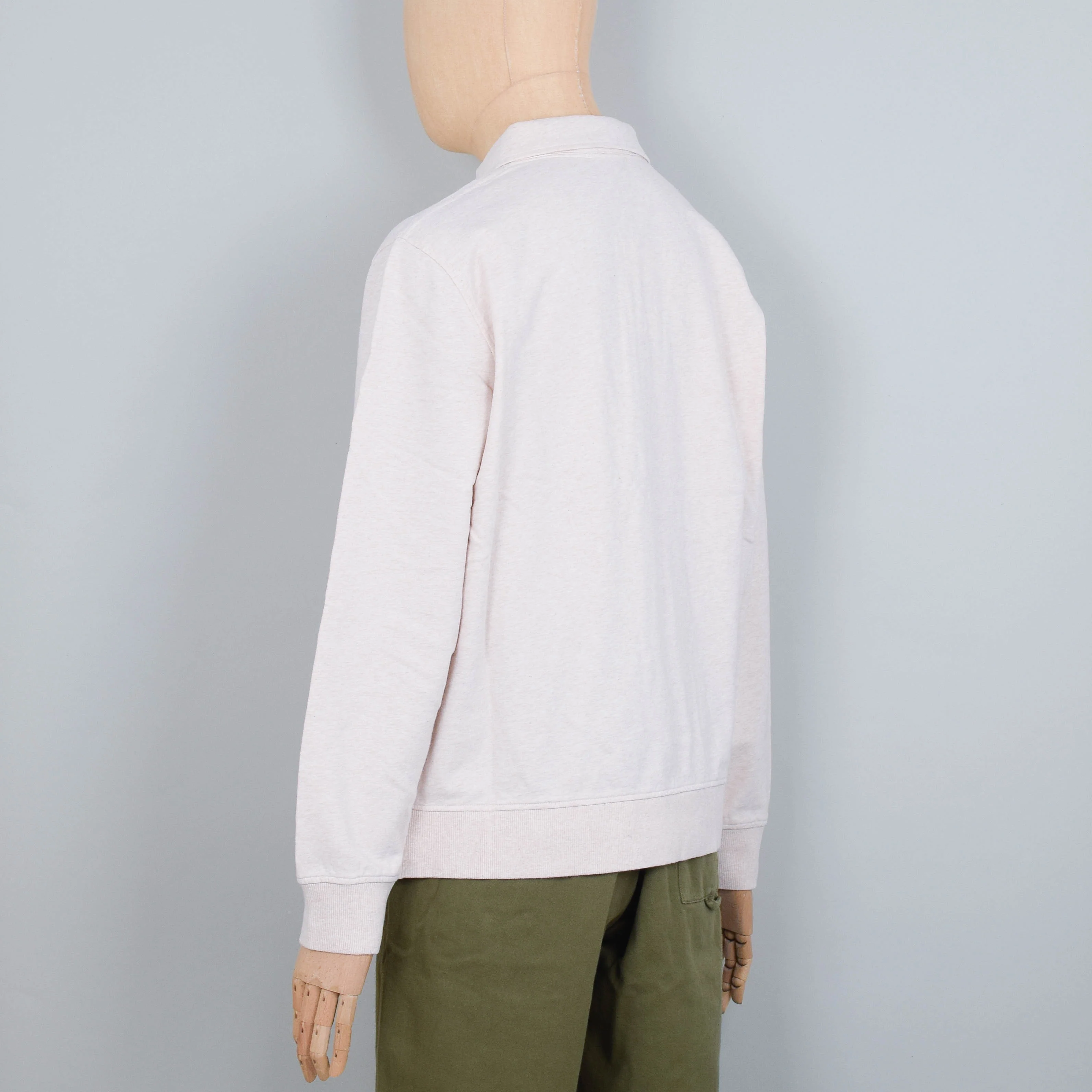YMC Sugden Sweatshirt - Ecru Marl - Image 3