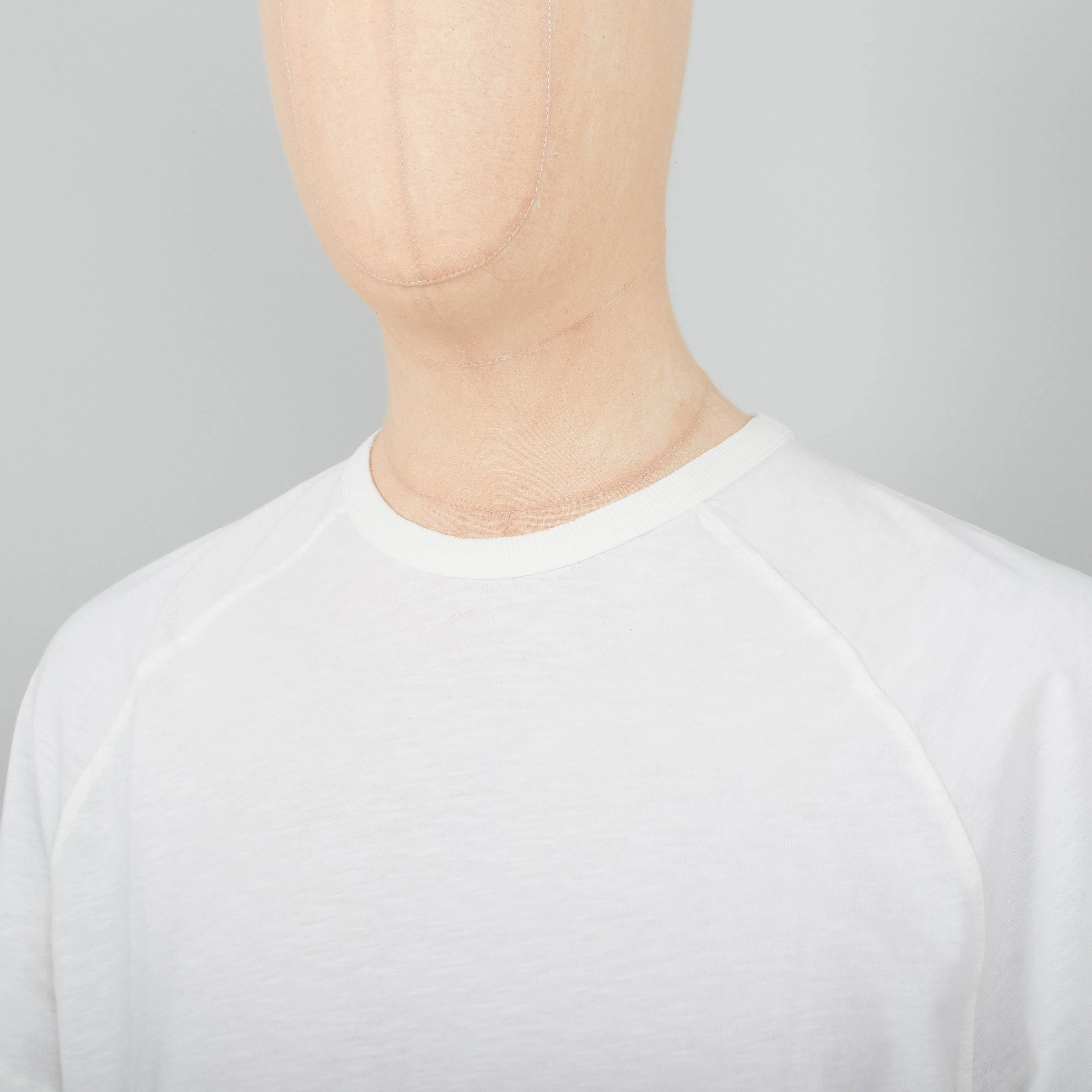 YMC Television Raglan T-Shirt - Ecru - Image 2