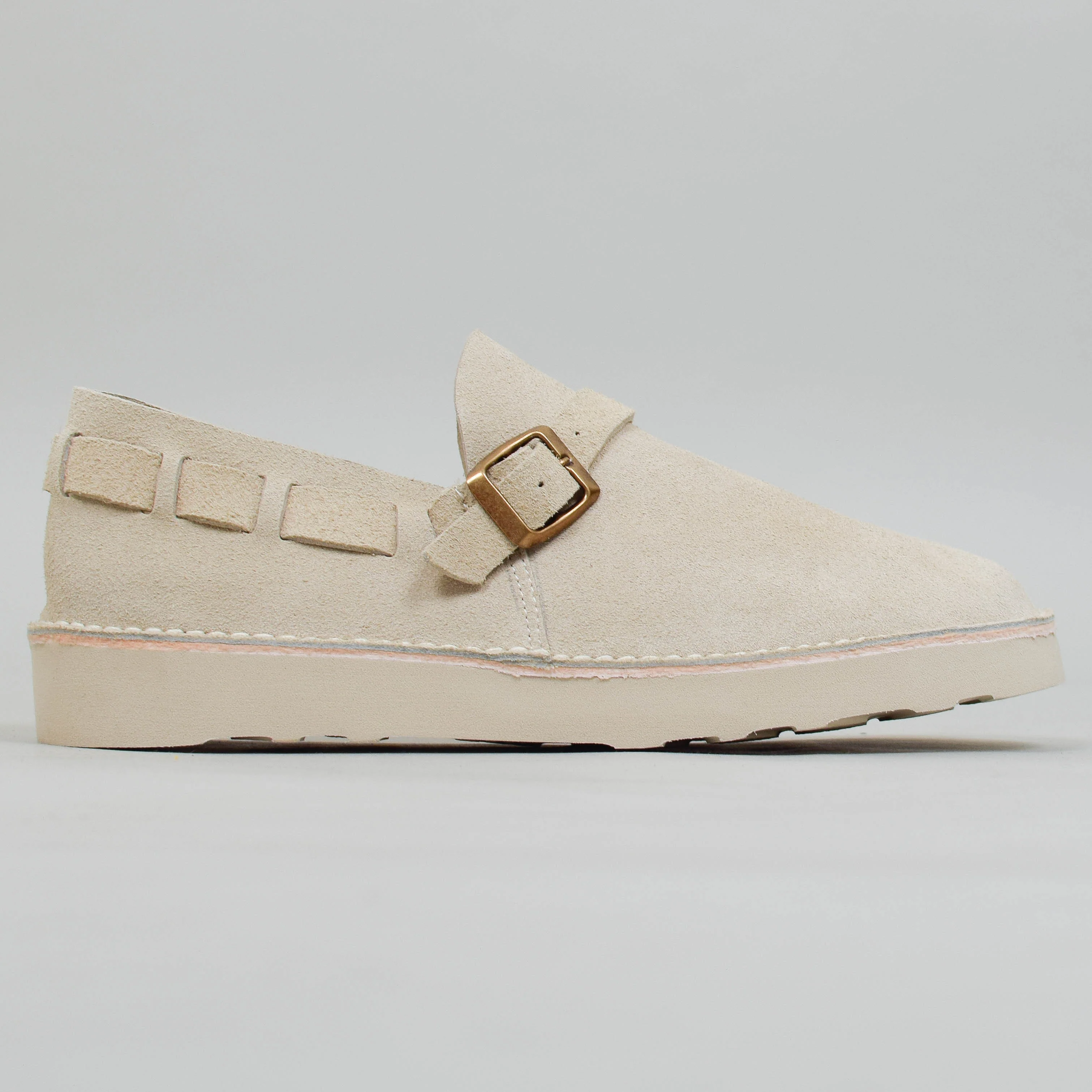 Yogi Corso Suede Buckle Monk Shoe - Sand Brown