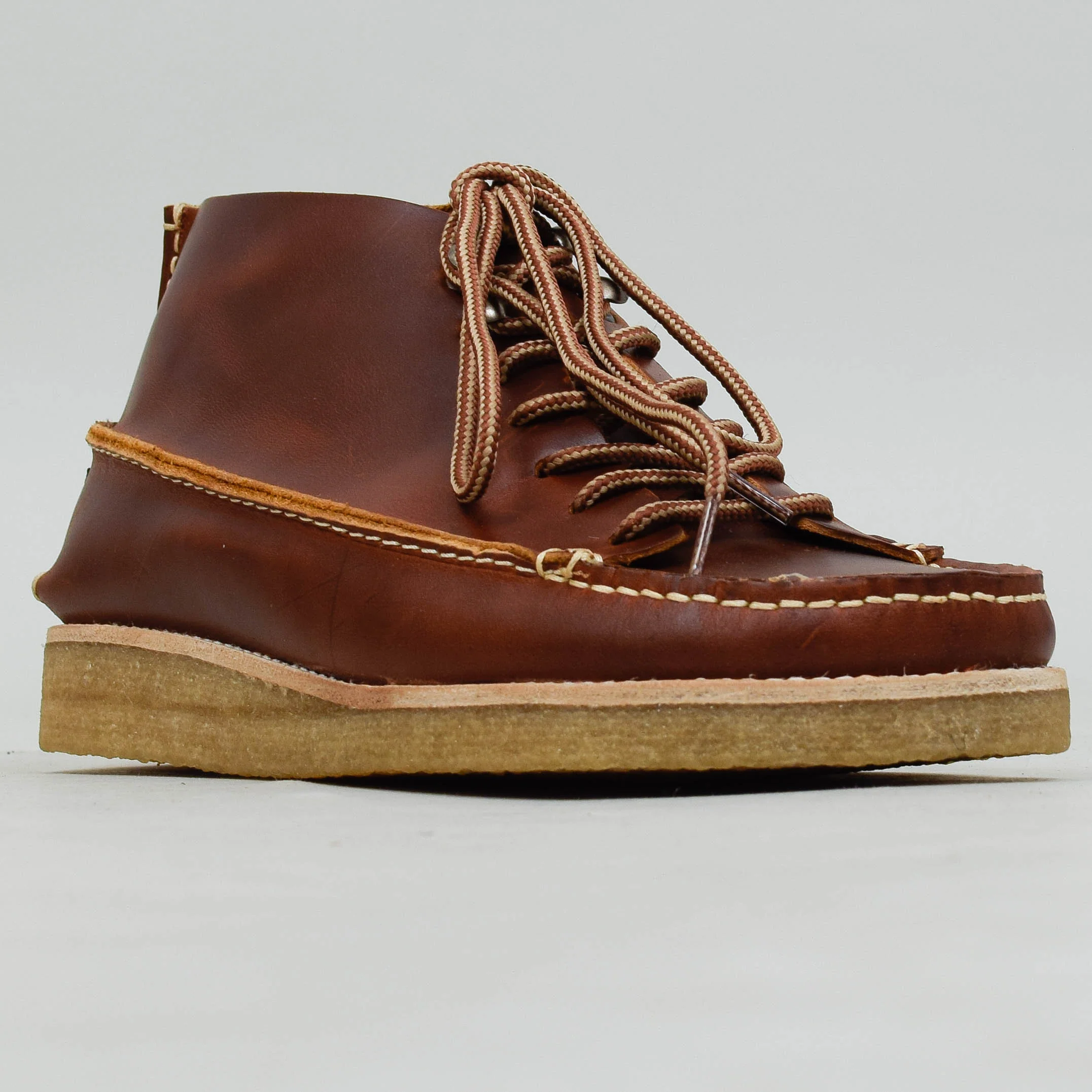 Yogi Fairfield Leather Lace up Boot - Apricot - Image 2