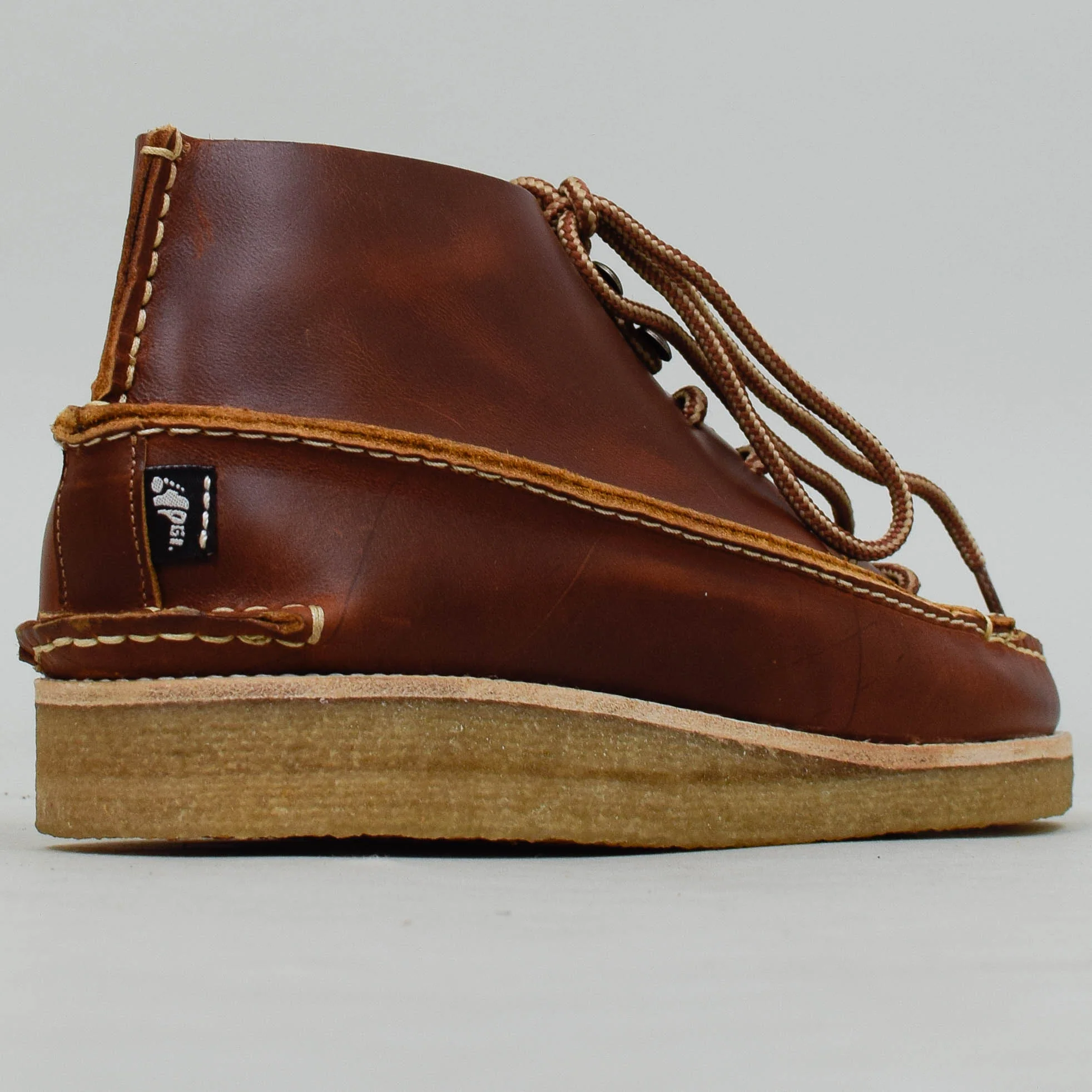 Yogi Fairfield Leather Lace up Boot - Apricot - Image 3
