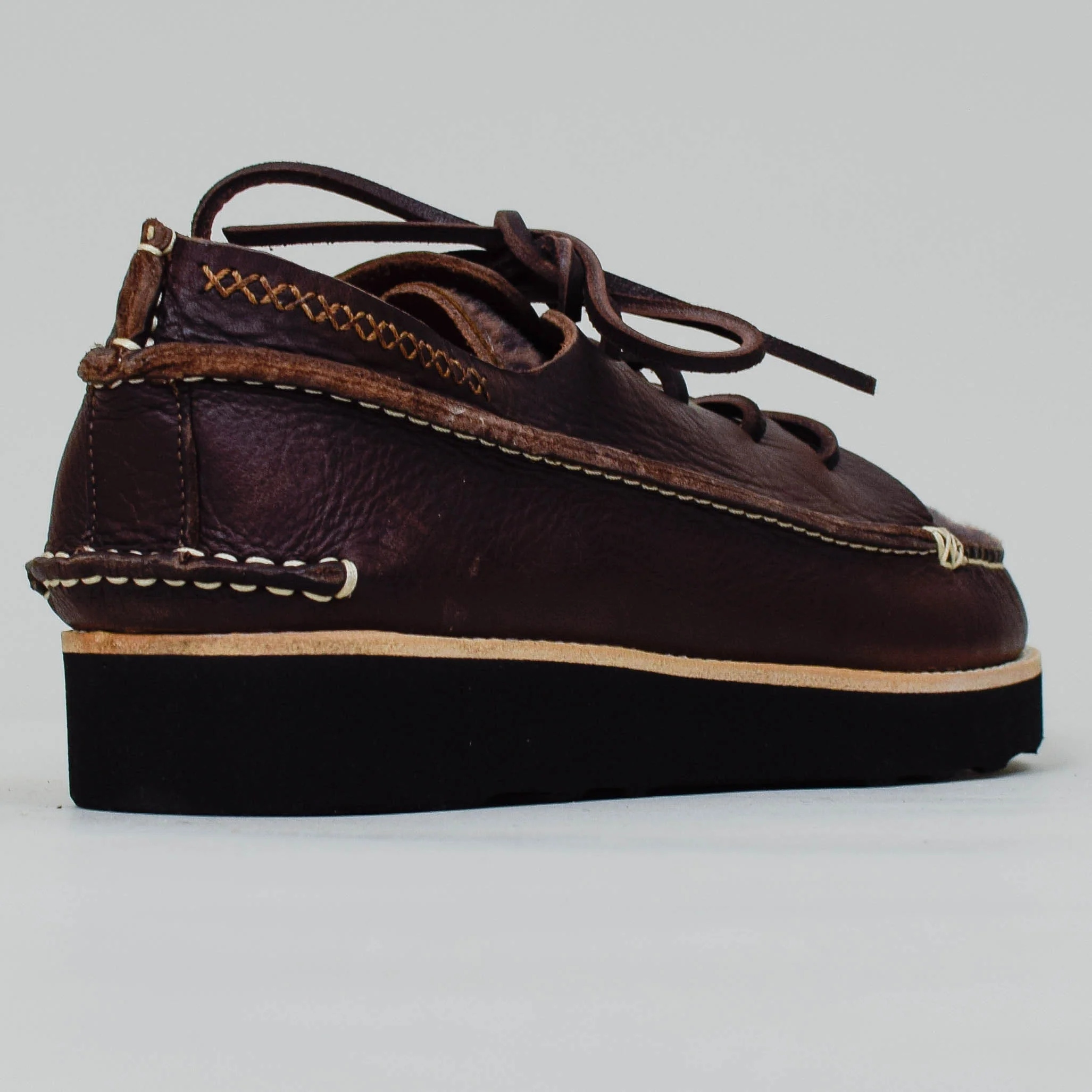 Yogi x Universal Works: Finn III on Eva Outsole - Dark Brown/Leopard - Image 4